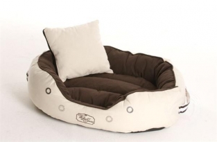 Hondenbed DERBY X-LARGE brown-beige von W&J